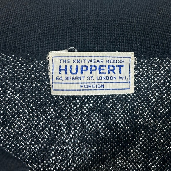 Vintage Huppert London Silver and Black Maple Leaf Cardigan - Picture 9 of 9